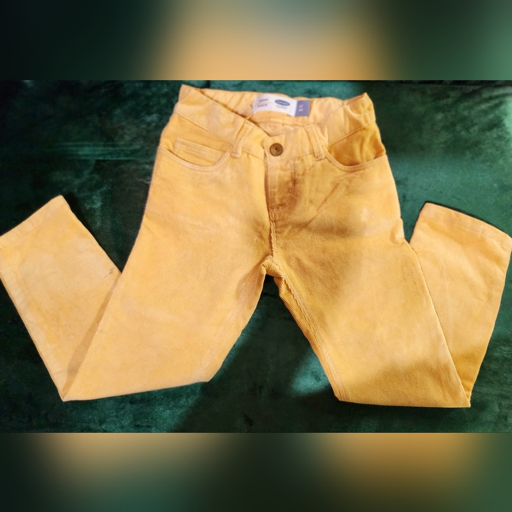 Old Navy Mustard Corduroy Pants